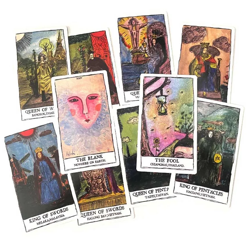 12x7 cm Quen Tarot Deck Card Games