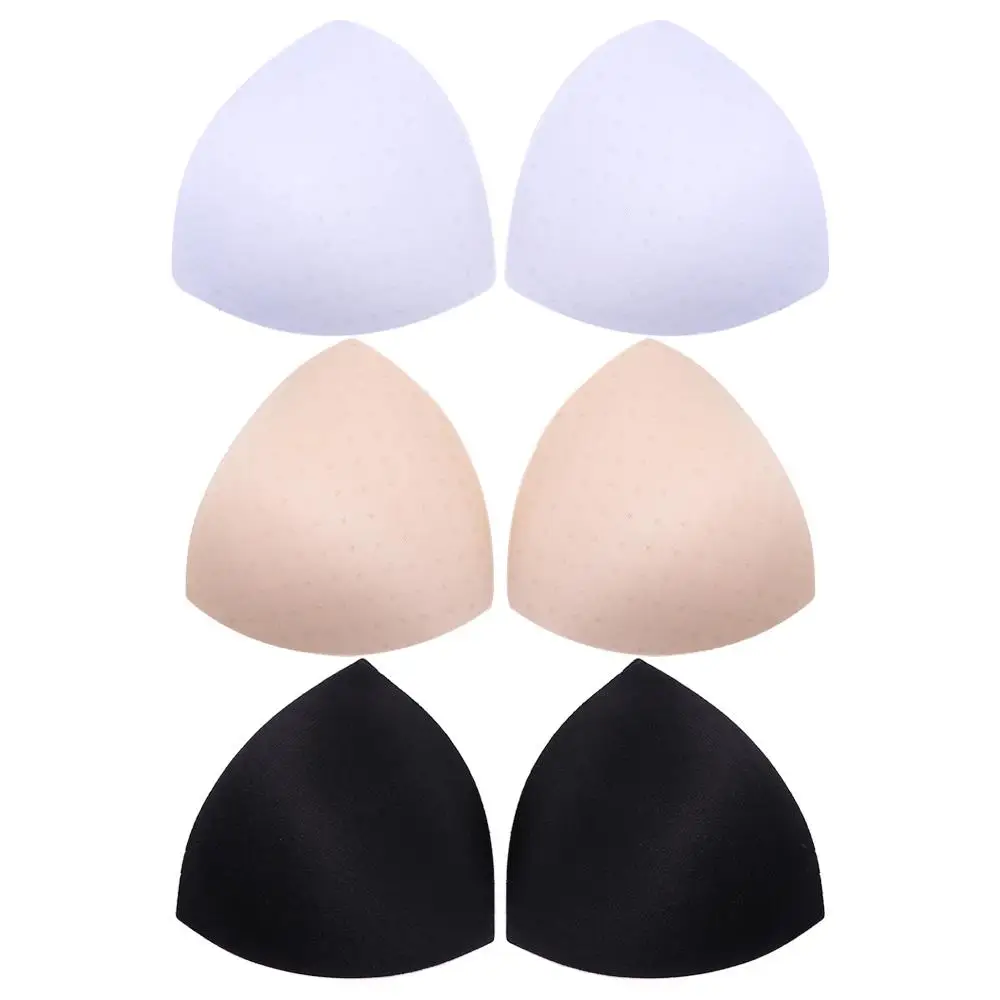 

Adjustable Bra Pads Triangle Summer Inserts Cups Push Up Women Chest Cups Sponge Bra Pads Thin Chest Pads Inserts Chest