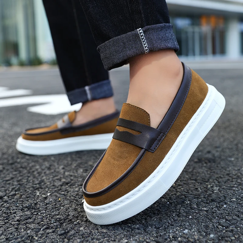 Men's casual shoes Minimalist comfortable high-quality style Work Leisure Office Outdoor daily young hot selling shoes Slip on