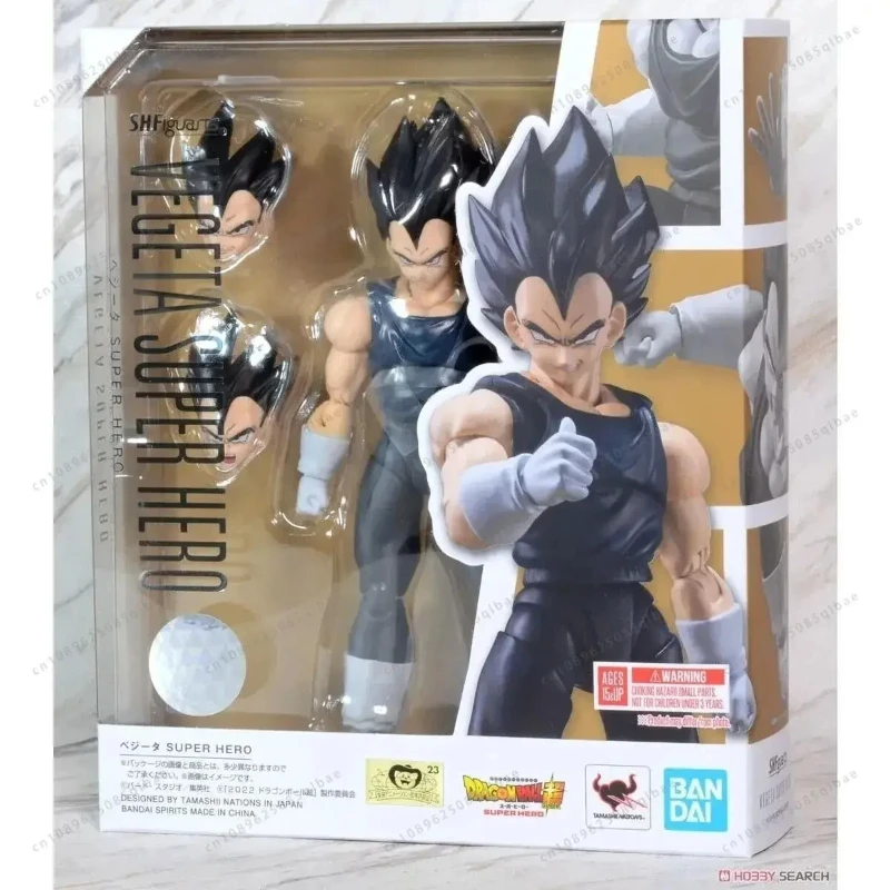 En stock figurine Bandai S.H.Figuarts Dragon Ball SHF végéta Super héros figurine Collection jouet cadeau