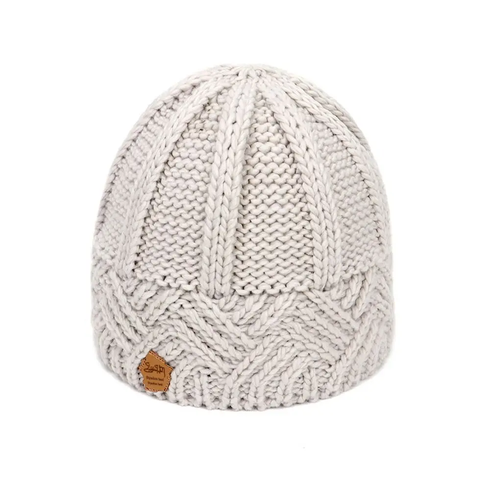 Europe Style Casual Winter Home Hat Letter All-match Skullies Caps Korean Beanies Women Knitted Diamond Caps Autumn Hats