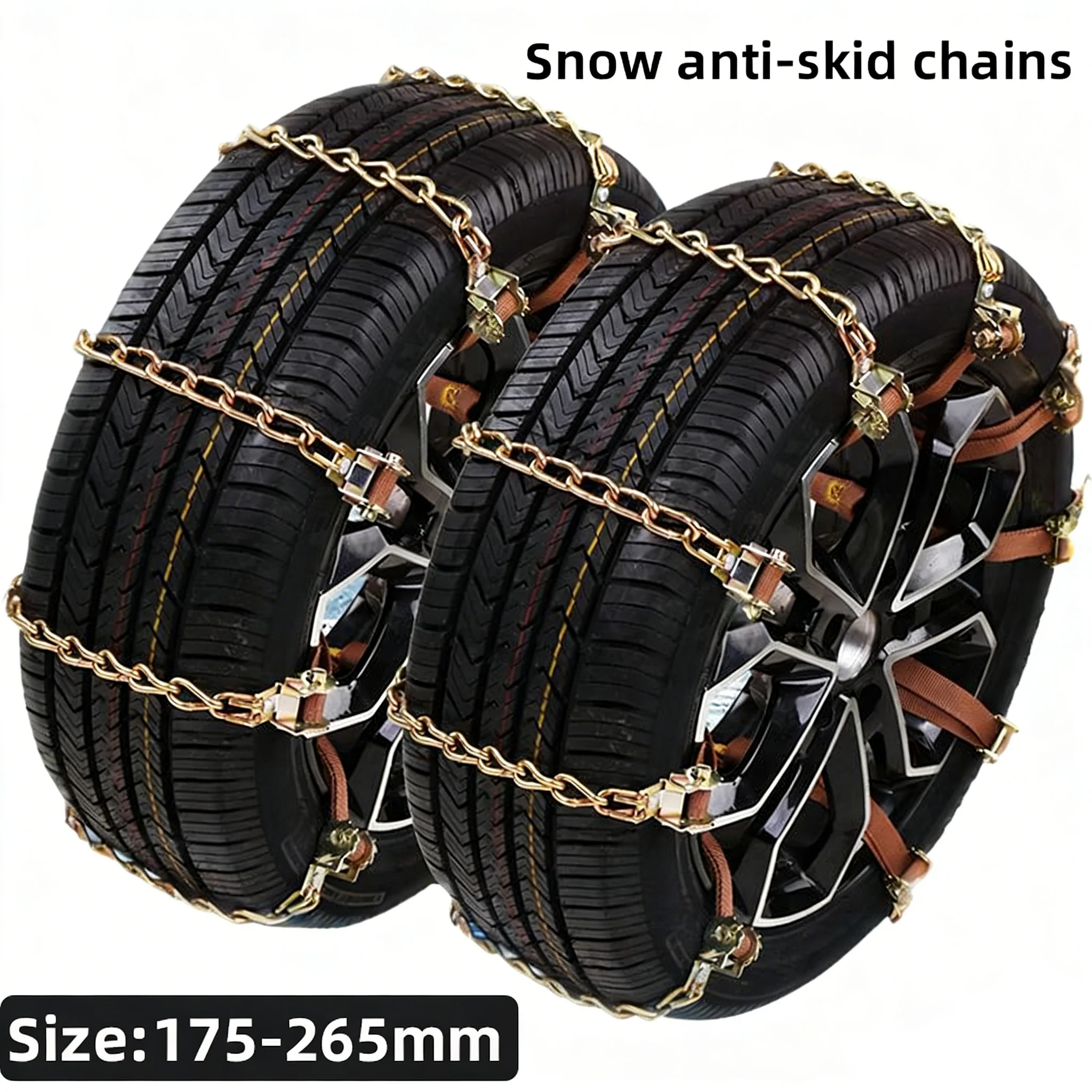 

Автомобильные шины, противоскользящие защитные шины для цепи, подходящие для внедорожников и внедорожников, играющие с сильным эффектом вождения, ледяные грязевые условия
