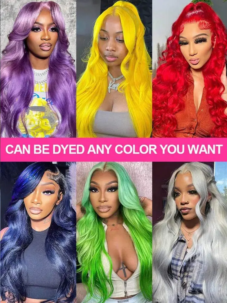 250%密度 613 #   ブロンドロングボディウェーブレースフロントウィッグ 13x6 HD透明レースウィッグ ベビーヘア付き 女性用 プリプラッキング済み