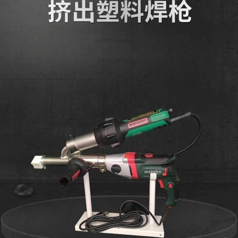 Portable extrusion plastic welding gun welding machine PP/PE hot melt extrusion rod type hot air large welding machine imported