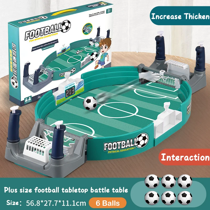 Voetbaltafel voor familiefeest Voetbalbordspel Desktop Interactief voetbalspeelgoed Kinderen Jongens Sport Outdoor Draagbaar spel Cadeau