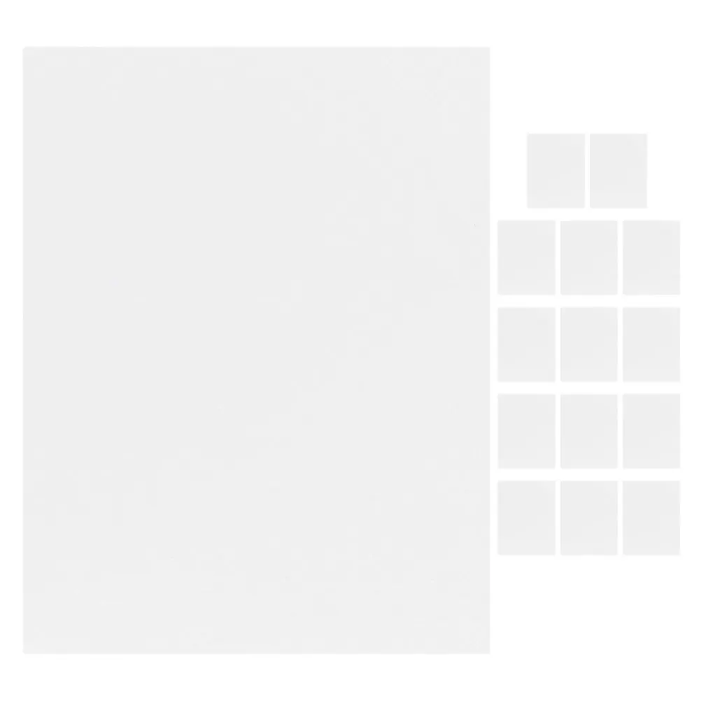 15Pcs Transparency Film Clear Printable Sheets for Screen Printing Stencils Overhead Projector