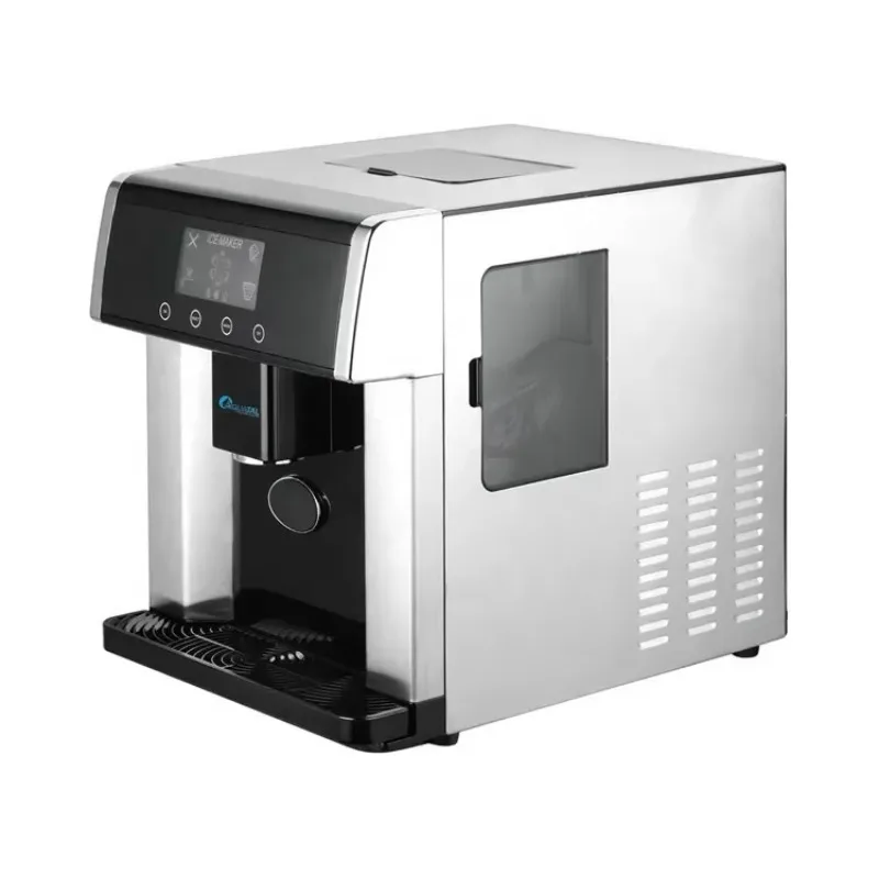 Commercial Household Electric Ice Maker Portable Durable Cold Water Ice Cube Machine 10PCS/Time Production Rate