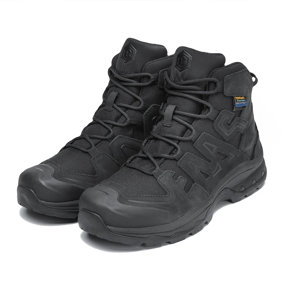 Imagem -03 - Emersongear Etiqueta Azul Walker Botas Táticas Sapatos de Combate à Prova Impermeável Água Airsoft Caça Acampamento ao ar Livre Caminhadas Treinamento Camurça Náilon