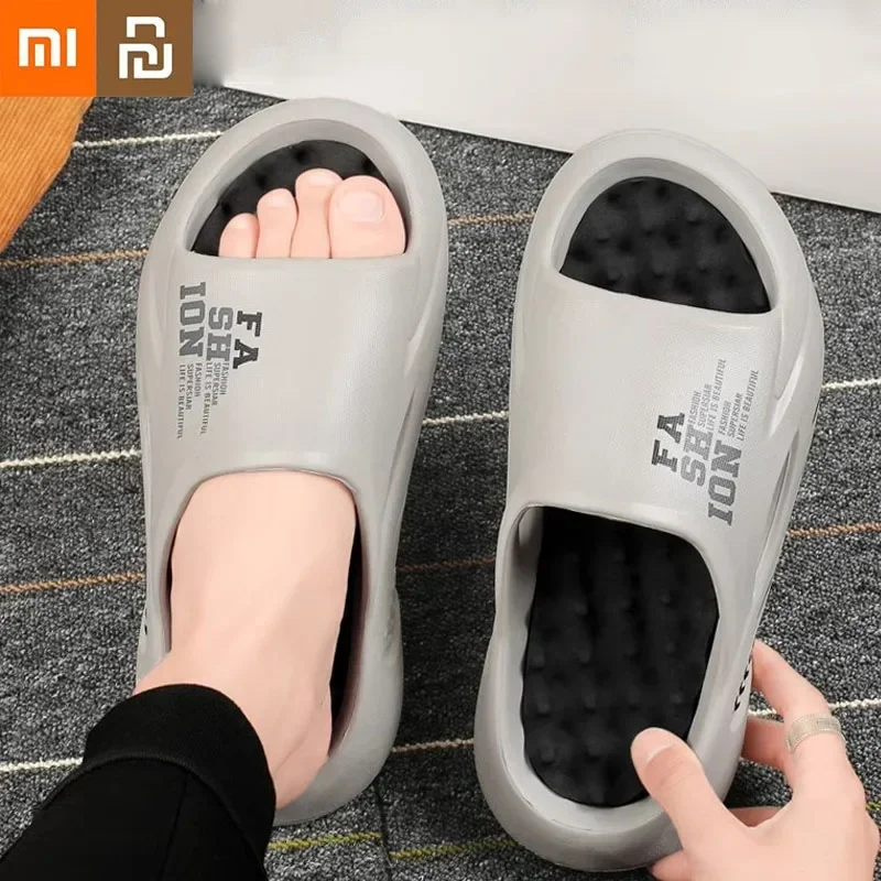 Xiaomi Youpin Indoor Outdoor Sandals Beach Summer Men Women Slippers Light EVA Soft Sole Slides Men Flip-flops For Men's Sandals