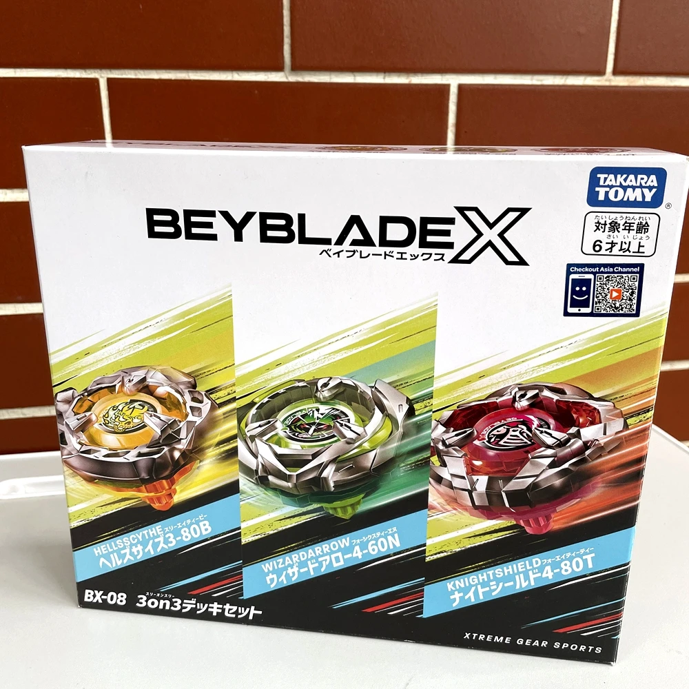 

TAKARA TOMY Beyblade BX08 X '3on3 Deck Set' ,BEYBLADE BX-08&BEYBLADE X