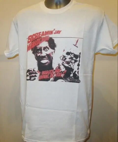 Screamin' Jay Hawkins Skull T Shirt Music Alice Cooper 45 Grave The Cramps V426