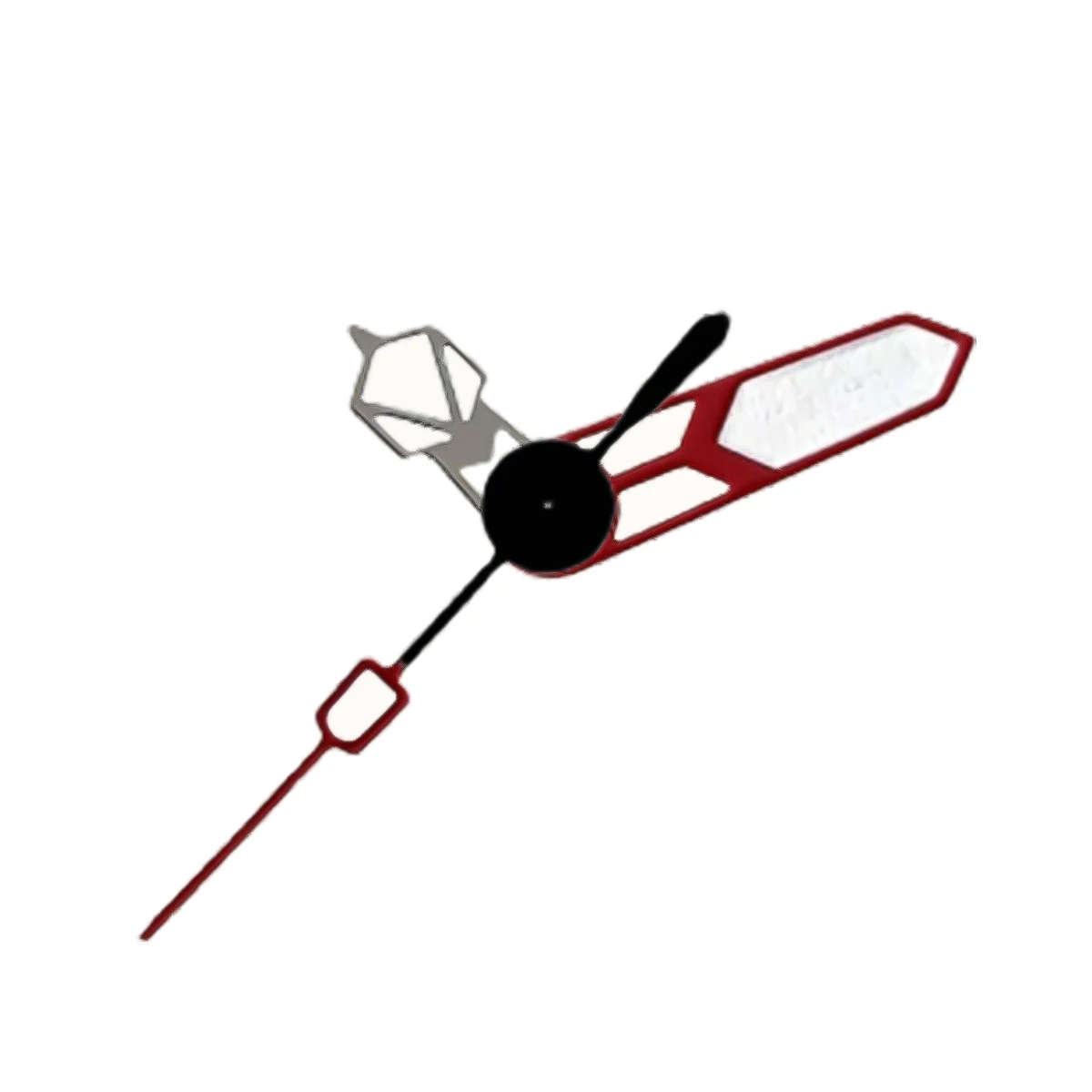 NH35 Horlogewijzers Rood Zilver Wijzers Groen Lichtgevende Naald Horloge Vervangende Onderdelen voor NH35 / NH34/ NH36/ 4R/ 7S/ NH70 Beweging