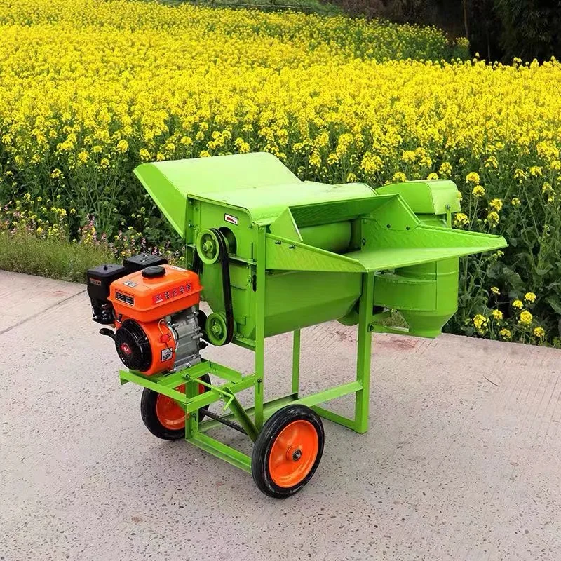 fg-Factory Direct Sale High Output Small Thresher Machine, Household Paddy Rapeseed Soy Coix Seed Thresher Machine