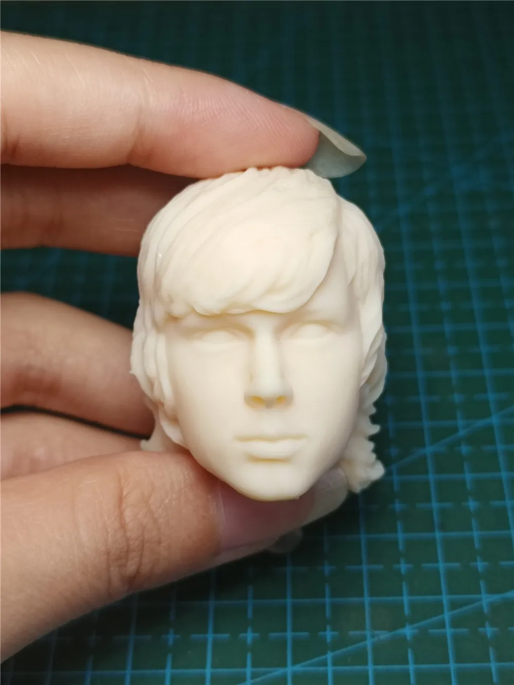 

Dolls 1/6 Scale Handsome Guy Head Sculpt Model For 12 inch Action Figure Diy Unpainted Head Sculpt No.438