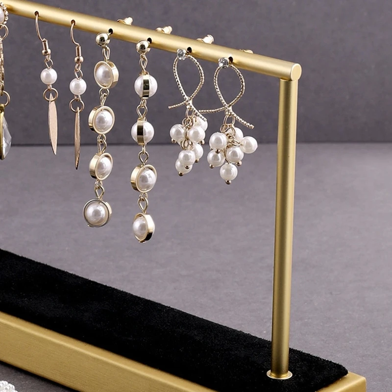 Earring Organizer Jewelry Display Rack Stand Studs Pendant Jewelry Holder Earrings Showcase For Home Decor image 4