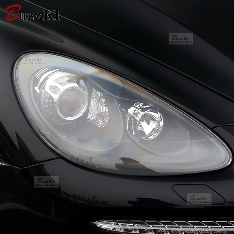 For Porsche Cayenne 958 2011-Present GTS Turbo Car Headlight Protective Film Taillight Smoked Black Anti-scratch TPU Sticker