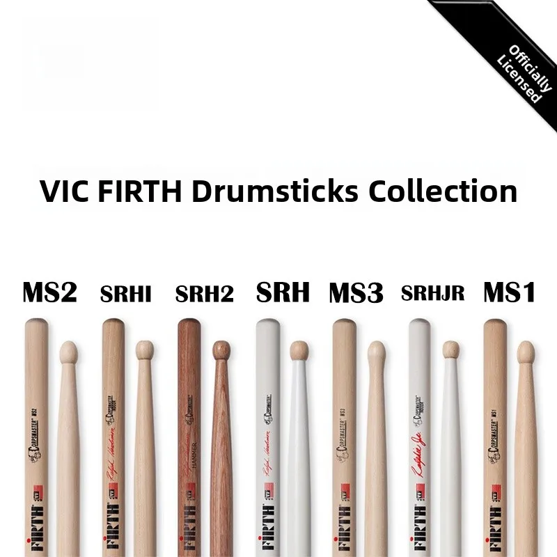 عصي طبول فيك فيرت للموسيقى العسكرية SRH SRHI JR MS 2 3 TH، ملحقات طبول لتحسين الأداء والمهارات الأساسية