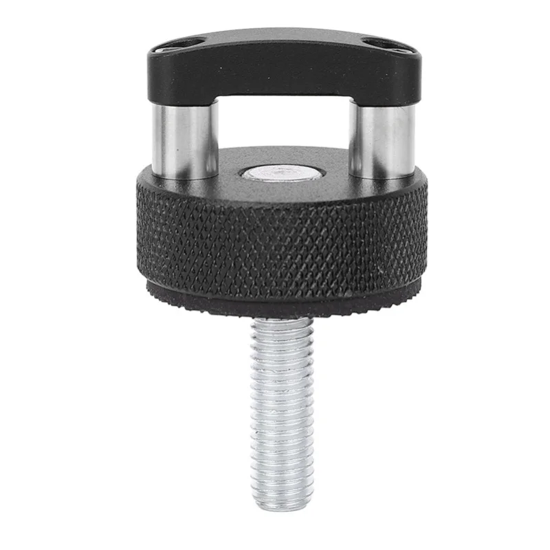 6PCS Quick Release Thumb Screw Stainless Steel Billet Aluminum Hard Top Fastener With D Ring Replacement For JK JL JT Black