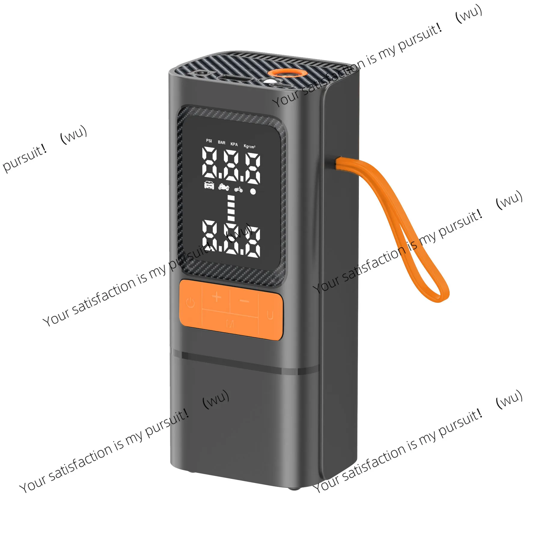 Vehicle air pump 22-cylinder automatic charging stop tire pressure monitoring lighting single cylinder intelligent digital