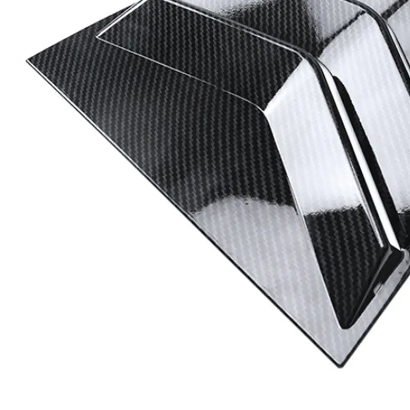 

Car Rear Window Louver Shutters Panel Cover For VW Jetta MK6 2012 2013 2014 2015 2016 2017 2018 Carbon Texture / Glossy Black