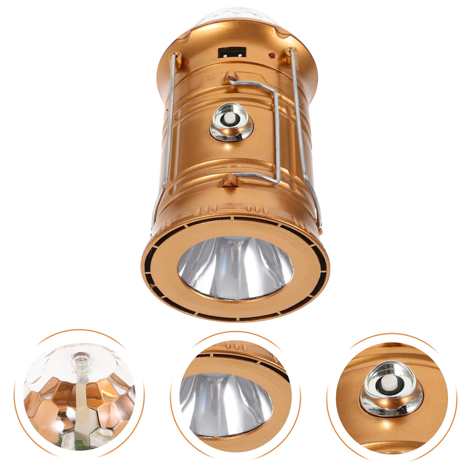 1 قطعة LED مصباح خيمة قابل لإعادة الشحن المحمولة التخييم ضوء في الهواء الطلق الطوارئ متعددة الوظائف اليد الطاقة ضوء التخييم مصباح