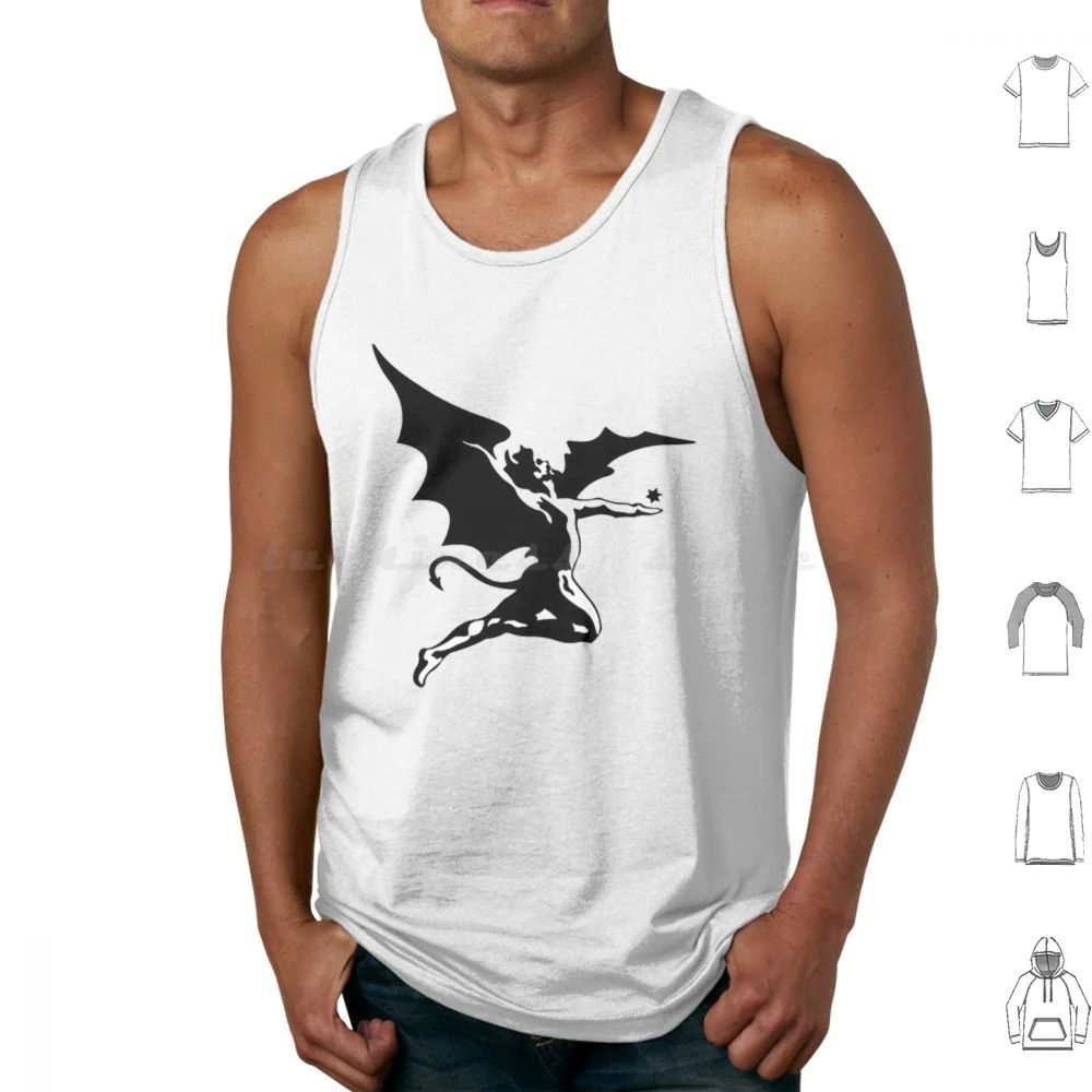 Logo Black Current Tank Tops Print Cotton Cover Logo Tour Heavy Metal Purple Angel Trending Popular Wallpaper Album