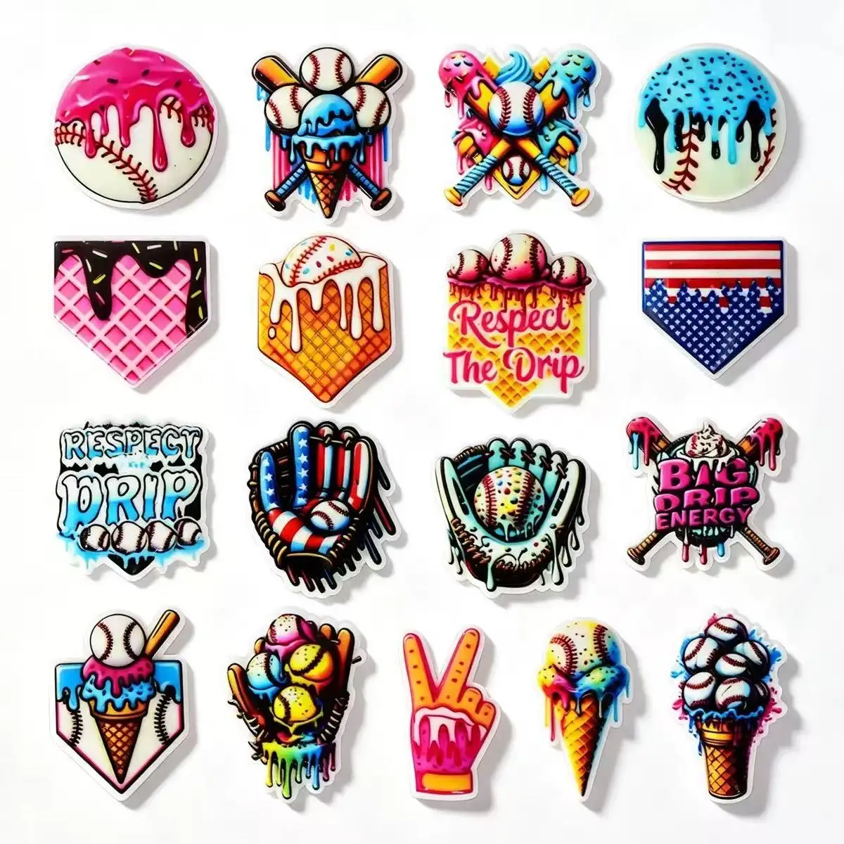 16-100pcs New Pink Sports Collection Shoe Charms For Sandals,Shoe Decoration Accessories Shoe Pins Great Gift For Men Women