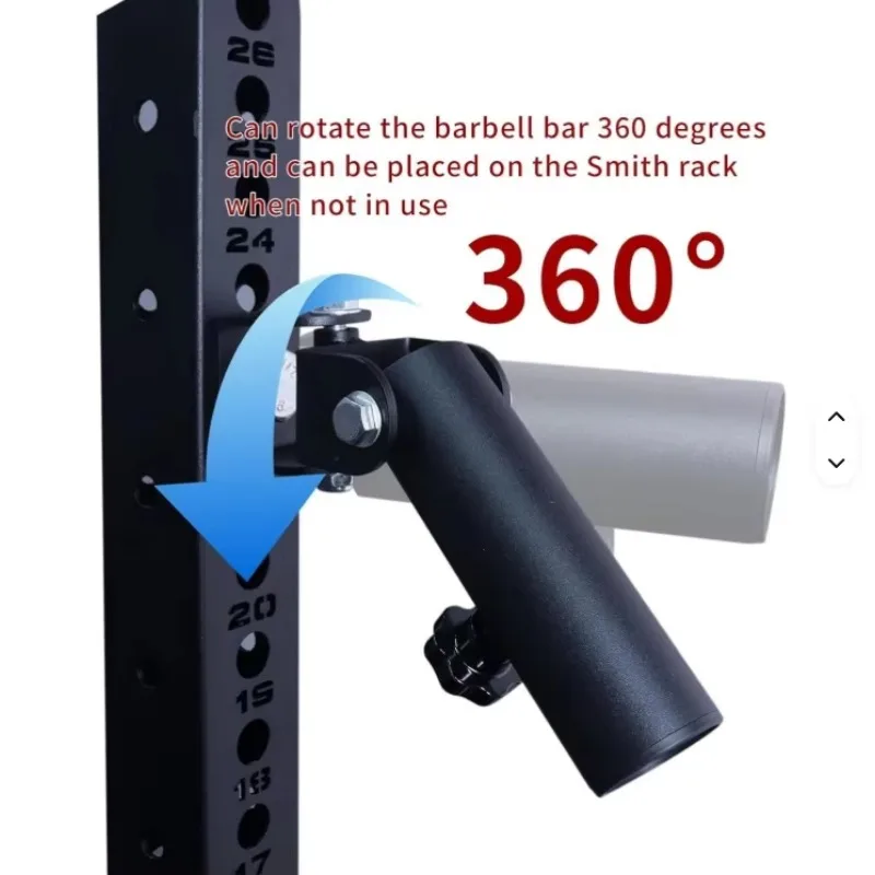 Heavy Duty T-Bar 360 Degree Rotary Mine Trainer Accessory - T-Bar for 2 Barbell, Home Gym Strength Training Accessory