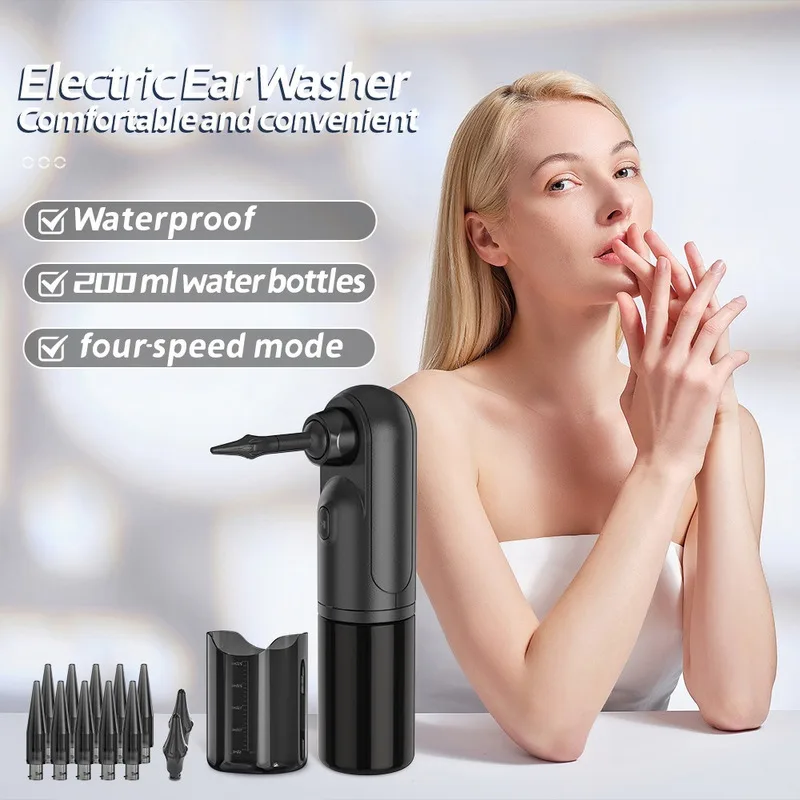 

Electric Waters Powered Ear Cleaner 4-modes Adjustables Use Ear Cleaner For Ear Caring Rechargeable Cleaning Earwax Tool
