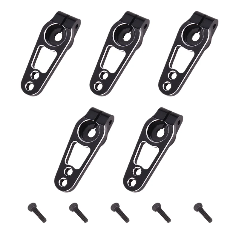 FBIL-5PCS In Lega di Alluminio 31 Millimetri 25T Sterzo Servo Braccio Corno Per Futaba Sakura D4 1/10 RC Drift Car Crawler parti