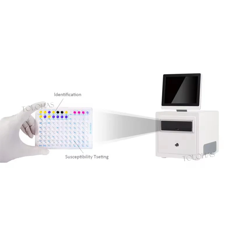 LHBD2Mini Lab Semi-quantitative Analyzer Microbial ID/AST Machine Bacterial Identification Drug Sensitivity Analysis System