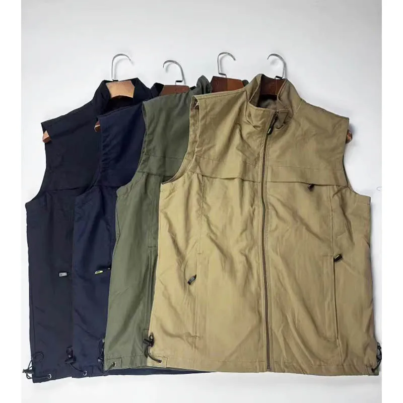 All-in-one vest men's new autumn and winter fashion multi-pocket outdoor leisure business coat vest