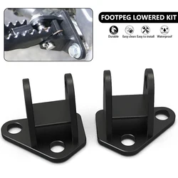 Fit For Suzuki DR650 DR 650 1996- 2023 2022 DR650S DR650SE Footpeg Lowering Mounts Foot Peg Lowering Motorcycle Accessories Kits