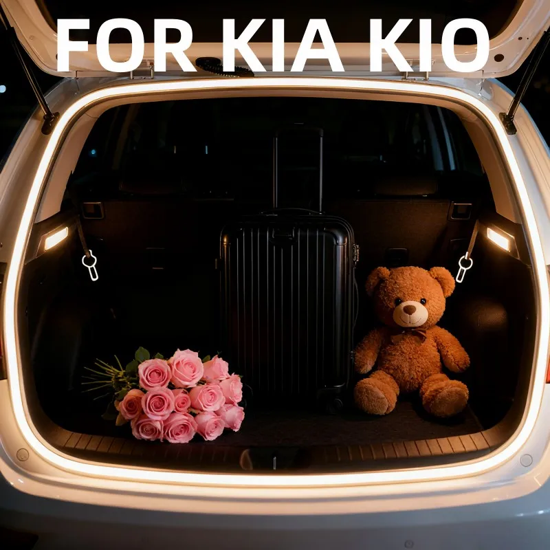 

Для KIA KIO высокая яркость освещения багажника окружающий свет украшение интерьера светодиодный задний фонарь багажника бар