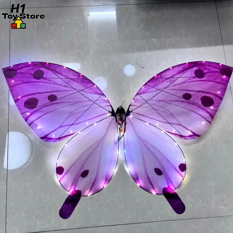2026 New Style LED Lighted Bionic Butterfly Wing No Remote Control Receiver For Wedding Performance Large Event Girlfriend Gift