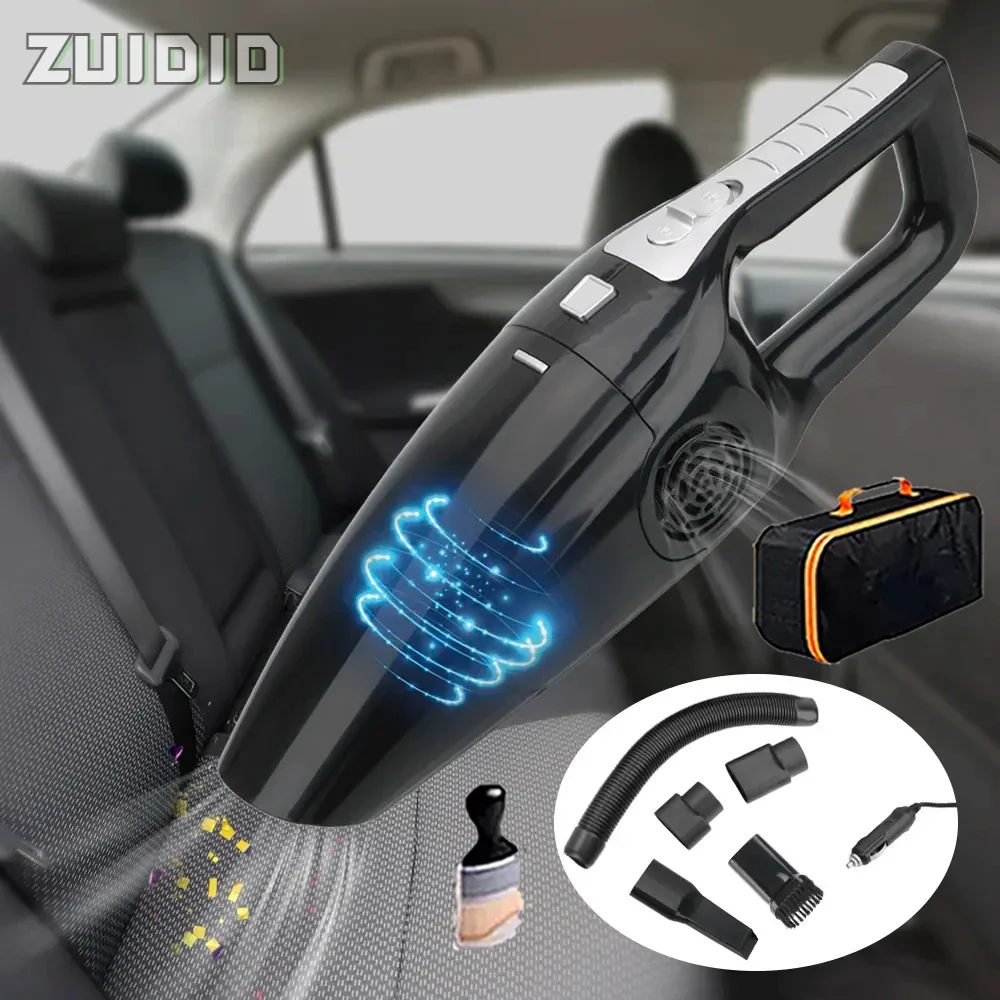 

12V 120W Portable Car Vacuum Cleaner Handheld Vaccum Cleaners Wet And Dry Dual-use Vacuum Cleaning Machine Car Accessories 2023