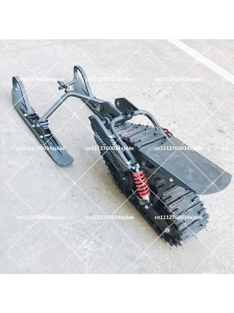Off-Road Motorcycle Snow Track Sled Conversion Kit Rubber Wheel Assembly Accessories