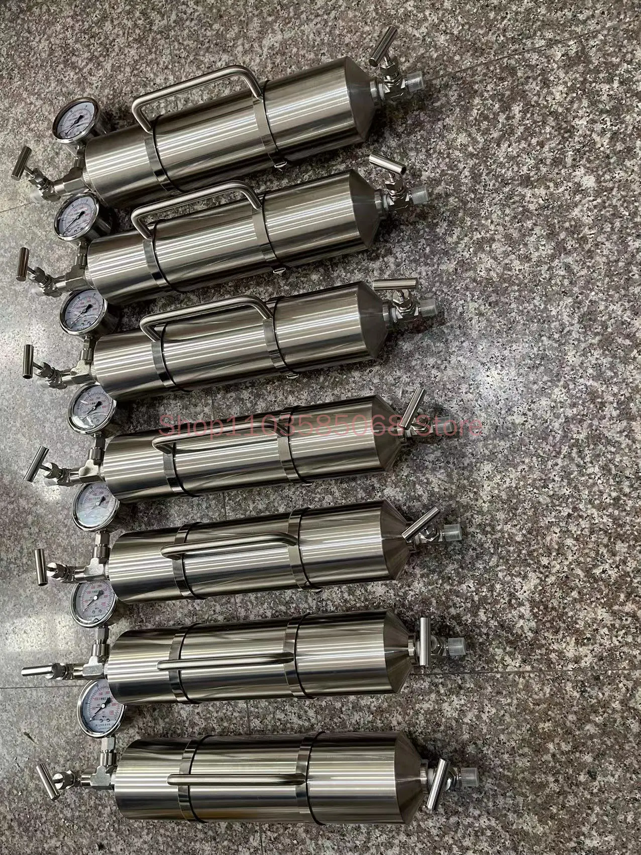 

316L Valve Sampling Steel Cylinder Mixed Gas Sampling Industrial Laboratory Gas Liquid High-pressure 20MPa