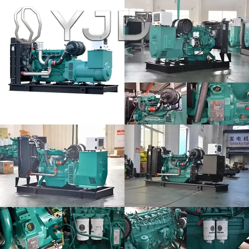 YJD Electrical Weichai Genset diesel Generator 50kva Generator 40kw diesel Generator Set