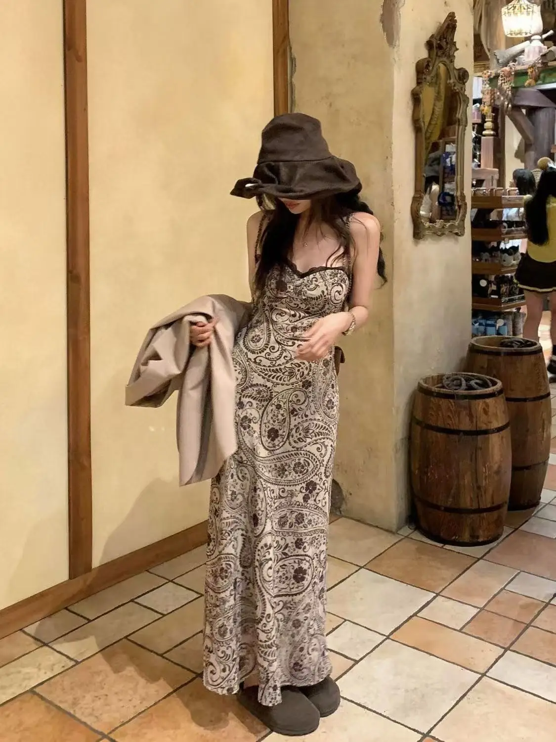 Vestidos sem mangas vestido feminino y2k 2000s inverno cetim mão-plissado shirring smocking frisado elegante artístico dramático picante