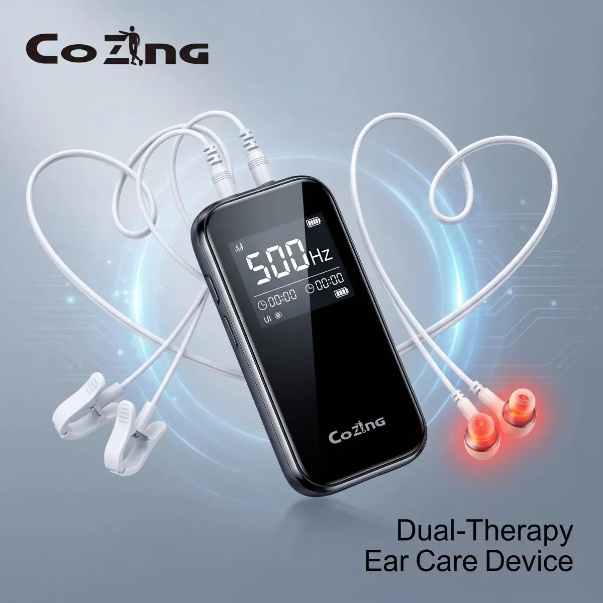 Insomnia Sleep Aid Depression Anxiety Portable Physical Therapy Sleeping-aid Device, Ear-clip Vagus Nerve Stimulator CES