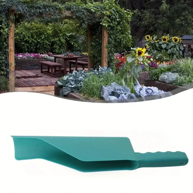 1PC Flex Fit Gutter Getter Scoop Roof Cleaning Tool Multi-Use Eaves Garden Leaf Gutter Debris Removal Shovel Dirt Spoon Supplies