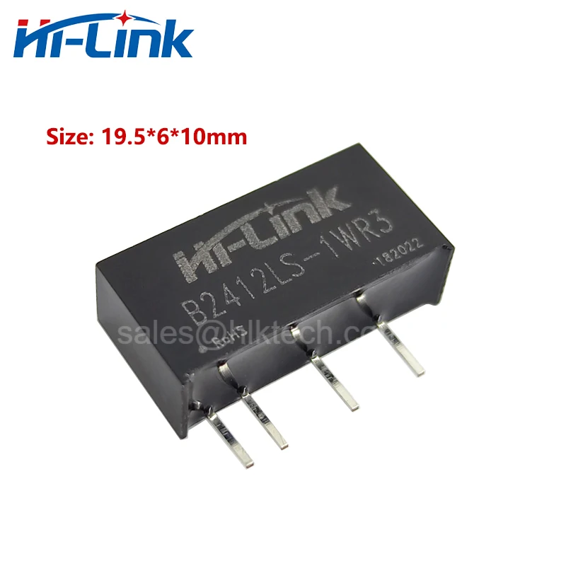 Free Shipping Hot Sale 10pcs B2412LS-1WR3 1W 24V to 12V 84mA DC DC Converter Isolated Power Supply Module Hi-Link Offical