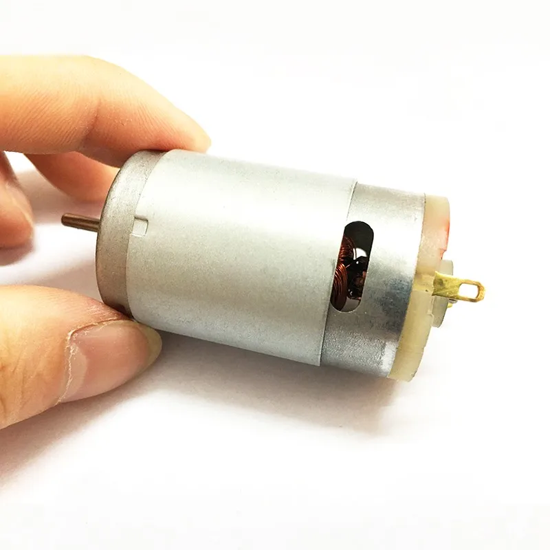 RS395 Mini DC Motor DC12V-24V Household Appliance Universal Motor Shaft Length 18mm