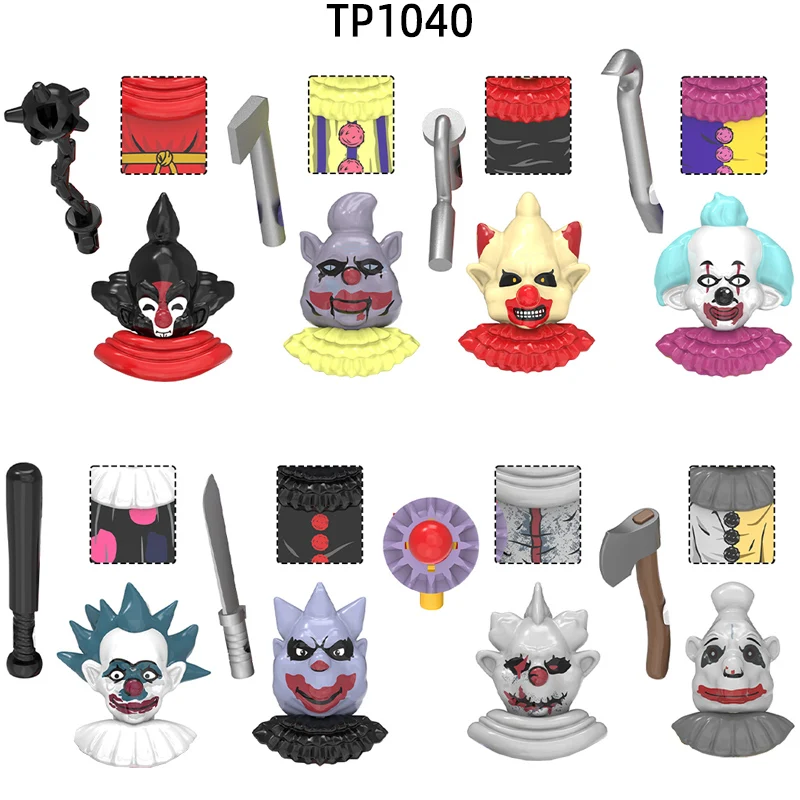 

The TP1040 Killer Klowns From Outer Space Model Blocks MOC Bricks Set Gifts Toys
