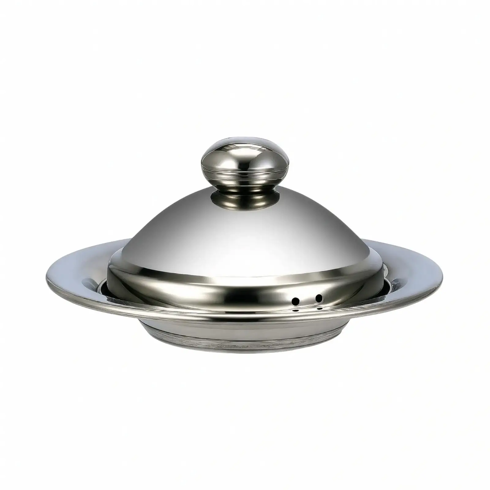 Versatile Shallow Cooking Vessel 201 Stainless Steel with Composite Base for Broth Pot Soup on Gas Electric Cooktop