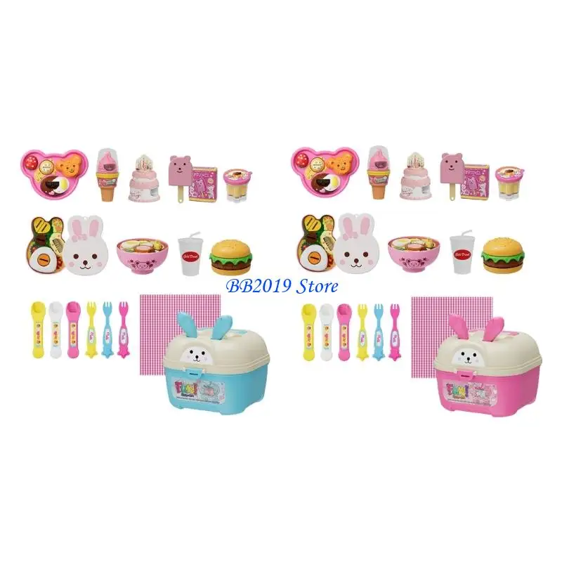 Q0KB Interactief rollenspel Feeding Puddings-spelset voor kinderen Bevordering sociale vaardigheden en doen alsof ze koken