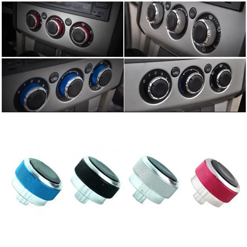 3Pcs Car AC Knob for Suzuki Swift Ciaz Splash Mazda VX-1 ERTIGA Air Conditioning Knobs Heat Control Switch Button Knobs