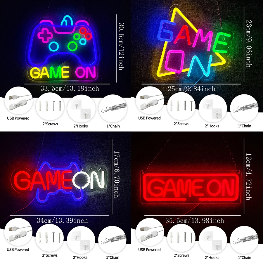 Game On Serisi Duvar Dekoru İç - Lighting Decoration On Wall incelemesi ve fiyatı