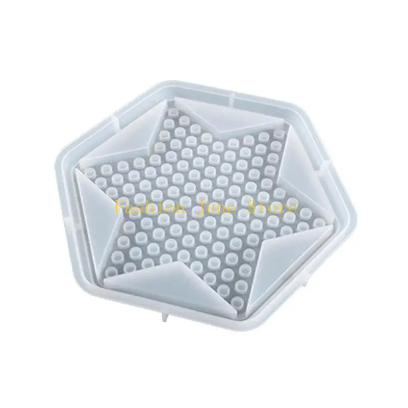 N5KA Checker Mold with Chinese Checker Board Checker Pieces Silicone Mold Epoxy